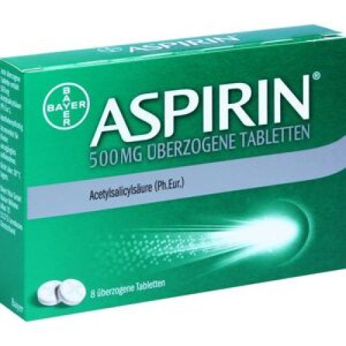 Aspirin 500mg überzogene Tabletten Aspirin 500mg überzogene Tabletten