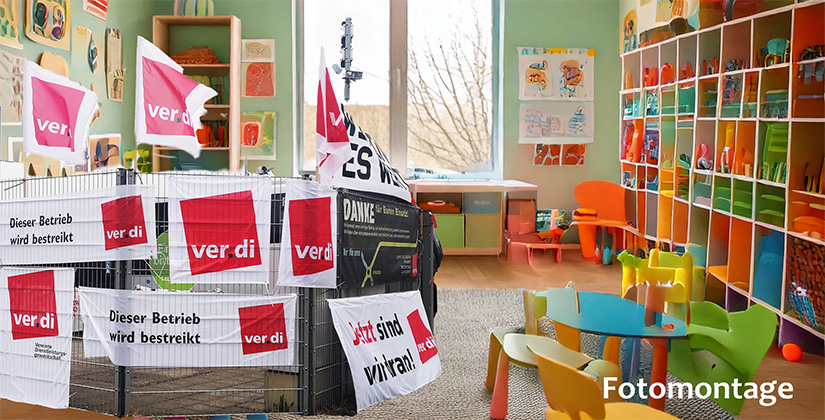 Arbeitskampf in Kitas sowie in Sozial- und Pflegeberufen Arbeitskampf in Kitas sowie in Sozial- und Pflegeberufen
