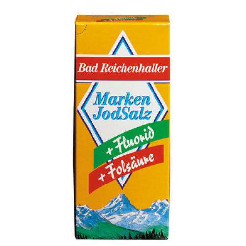 Alpen JodSalz mit Fluorid & Folsäure 500g Alpen JodSalz mit Fluorid & Folsäure 500g