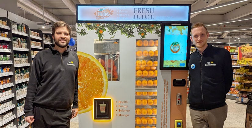 Frisch gepresst: Vitamine to go beim Einkauf