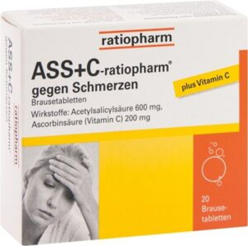 ASS + C-ratiopharm gegen Schmerzen ASS + C-ratiopharm gegen Schmerzen