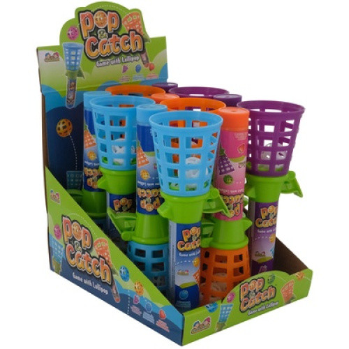 Pop und Catch Fangspiel mit Lutscher im Stiel 12g Pop und Catch Fangspiel mit Lutscher im Stiel 12g