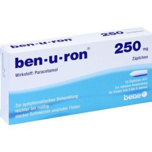 ben-u-ron 250mg Zäpfchen ben-u-ron 250mg Zäpfchen