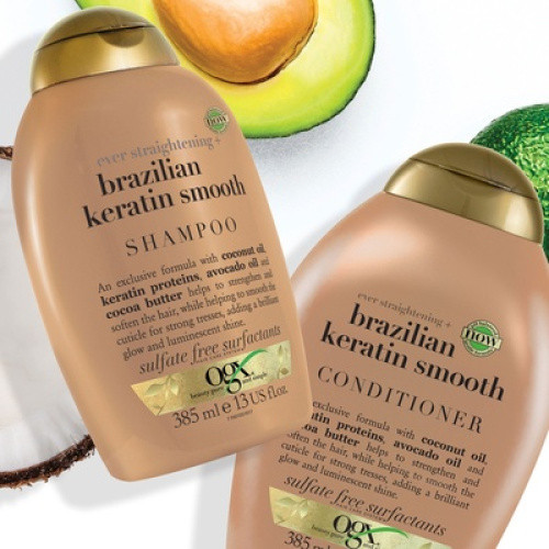 Ogx Brazilian Keratin Smooth Shampoo 385ml Ogx Brazilian Keratin Smooth Shampoo 385ml