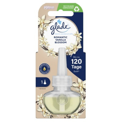 Glade Electric Scented Oil Duftstecker Nachfüller Romantic Vanilla Blossom 20ml Glade Electric Scented Oil Duftstecker Nachfüller Romantic Vanilla Blossom 20ml