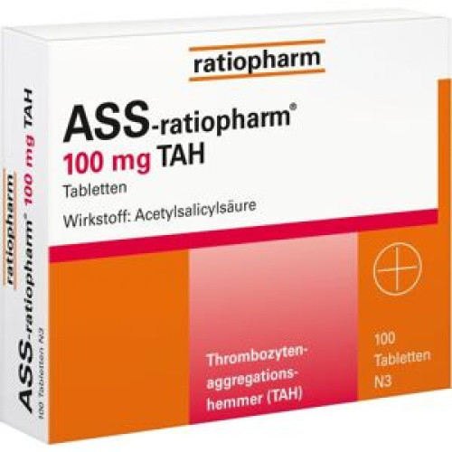 Ass-ratiopharm 100mg TAH Ass-ratiopharm 100mg TAH