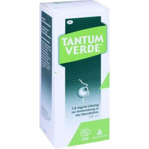 Tantum Verde 1.5mg/ml Lösung z.Anw.i.d.Mundhöhle Tantum Verde 1.5mg/ml Lösung z.Anw.i.d.Mundhöhle