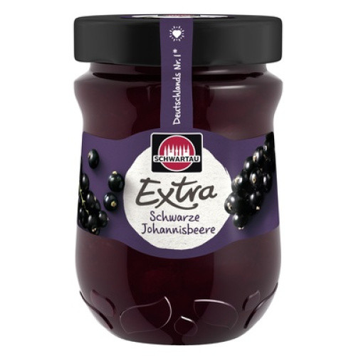 Schwartau Extra Schwarze Johannisbeere 340g Schwartau Extra Schwarze Johannisbeere 340g
