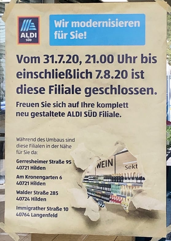 aldi-Hilden-Umbau-Filiale-geschlossen
