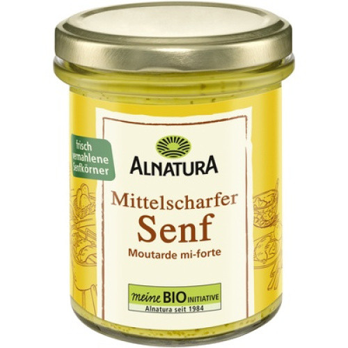 Bio Delikatess Senf Mittelscharf 185ml Bio Delikatess Senf Mittelscharf 185ml