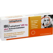Ibu-ratiopharm 400mg akut Schmerztabletten Ibu-ratiopharm 400mg akut Schmerztabletten