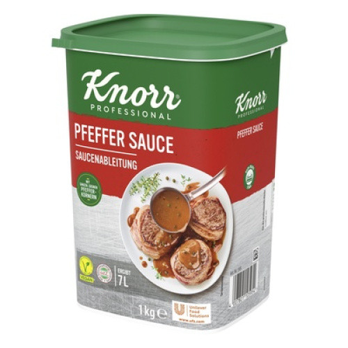 Pfeffer-Sauce 1kg (erg. 7l) Pfeffer-Sauce 1kg (erg. 7l)