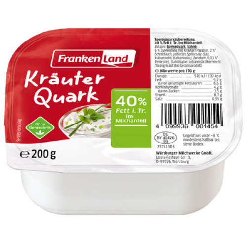 Kräuterquark 40% frisch 200G Kräuterquark 40% frisch 200G