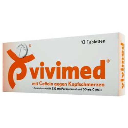 Vivimed mit Coffein gegen Kopfschmerzen Vivimed mit Coffein gegen Kopfschmerzen