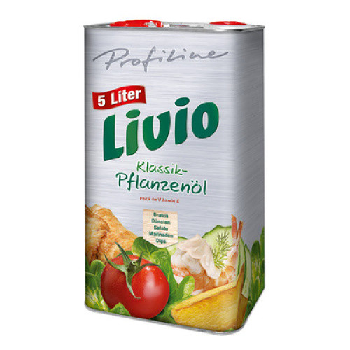 Livio Klassik-Pflanzenöl ´Profiline´ 5L Livio Klassik-Pflanzenöl ´Profiline´ 5L