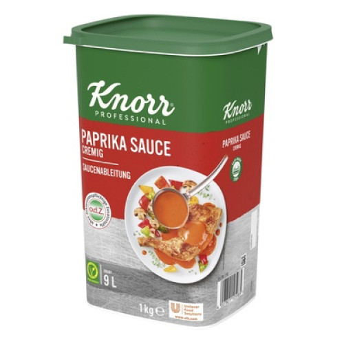 Paprika-Sauce 1kg (erg. 9l) Paprika-Sauce 1kg (erg. 9l)