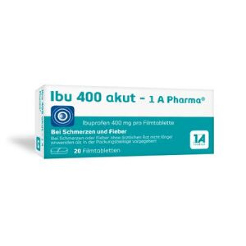 IBU 400 akut-1A Pharma Filmtabletten IBU 400 akut-1A Pharma Filmtabletten
