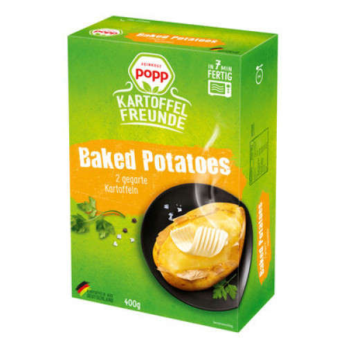 Popp Baked Potatoes frisch 400g Popp Baked Potatoes frisch 400g