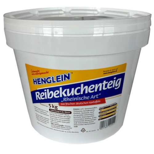 Reibekuchenteig ´Rheinische Art´ vegan frisch 5kg Reibekuchenteig ´Rheinische Art´ vegan frisch 5kg