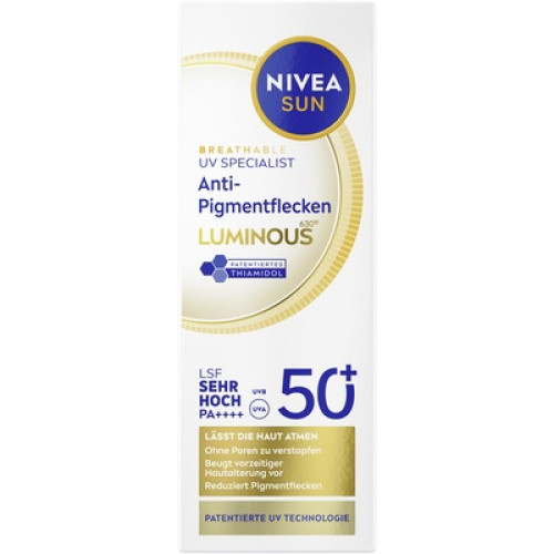 Nivea Sun UV Gesicht Anti-Pigmentflecken LSF 50+ 40ml Nivea Sun UV Gesicht Anti-Pigmentflecken LSF 50+ 40ml