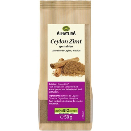 Bio Ceylon Zimt gemahlen 50g Bio Ceylon Zimt gemahlen 50g