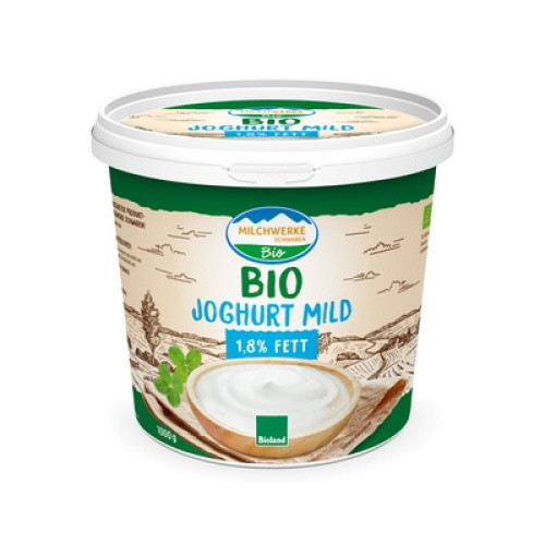 Bio Joghurt mild 1,8% frisch 1kg Bio Joghurt mild 1,8% frisch 1kg