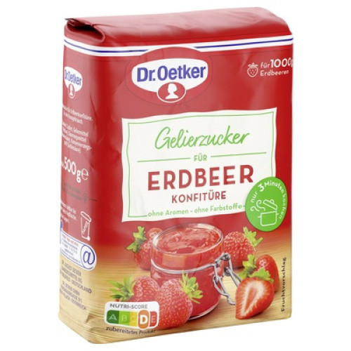 Gelierzucker für Erdbeerkonfitüre 500 g Gelierzucker für Erdbeerkonfitüre 500 g