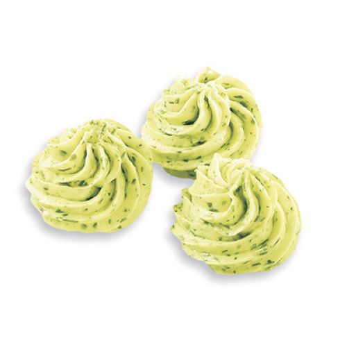 Kräuterbutter-Rosetten halal TK 100x10g Kräuterbutter-Rosetten halal TK 100x10g