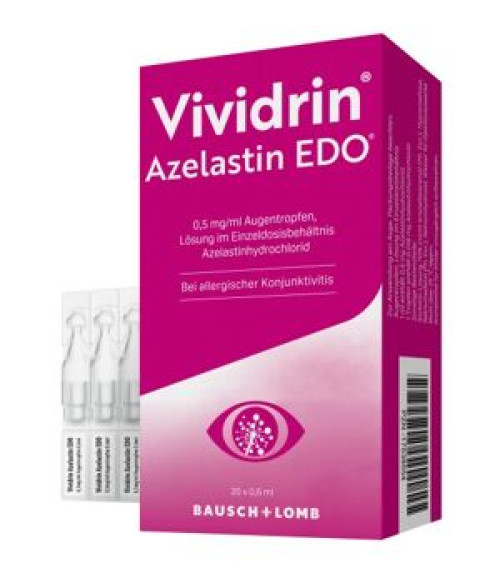 Vividrin Azelastin EDO 0.5 mg/ml Augentr.Lös.i.EDP Vividrin Azelastin EDO 0.5 mg/ml Augentr.Lös.i.EDP