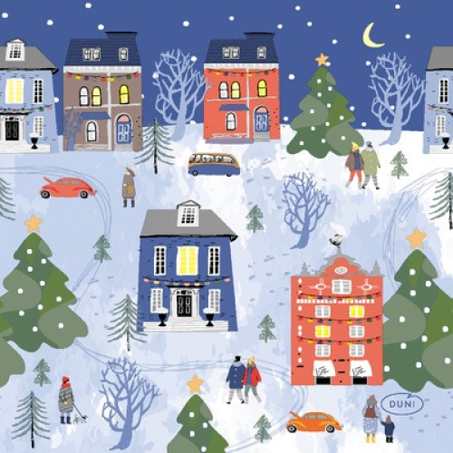 Servietten Winter Wonders 24x24cm, 3lg. 20St Servietten Winter Wonders 24x24cm, 3lg. 20St