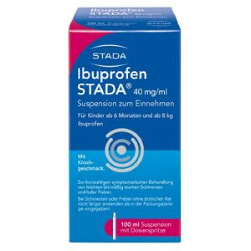Ibuprofen STADA 40mg/ml Suspension zum Einnehmen Ibuprofen STADA 40mg/ml Suspension zum Einnehmen