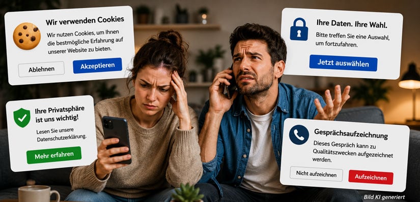 Zwischen Datenschutz und Dauerfrust – wann ist des Guten zu viel?