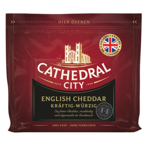 Cheddar 14 Monate 48% frisch 200g Cheddar 14 Monate 48% frisch 200g