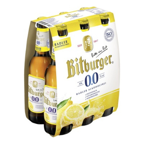 Bitburger Radler Alkoholfrei 6x0,33L Bitburger Radler Alkoholfrei 6x0,33L