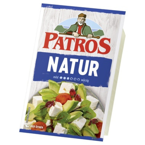 Patros Natur 52%, ohne Gentechnik frisch 180g Patros Natur 52%, ohne Gentechnik frisch 180g