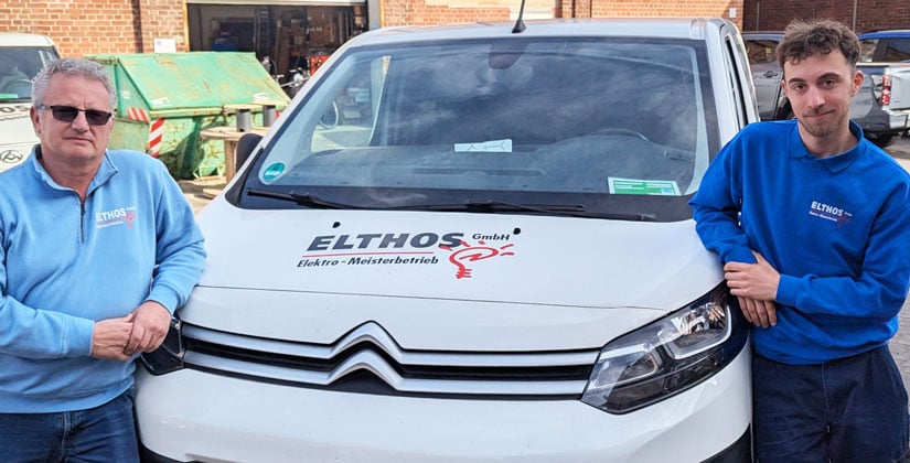 Marc Peschel voller Energie: Der neue junge Meister beim PV- und Smarthome-Spezialisten Elthos in Hilden