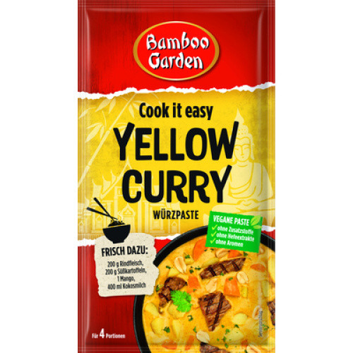 Yellow Curry Würzpaste vegan 45g Yellow Curry Würzpaste vegan 45g
