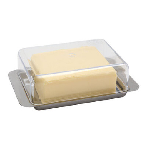 Butterdose Edelstahl 16 x 9,5 cm Butterdose Edelstahl 16 x 9,5 cm