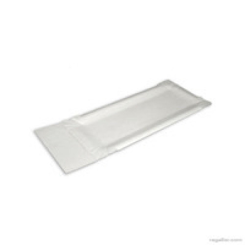 Pappteller mit Abriss eckig 8x18+3cm 250ST Pappteller mit Abriss eckig 8x18+3cm 250ST