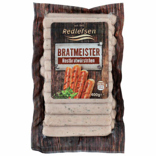 Redlefsen Rostbratwürstchen frisch 400g Redlefsen Rostbratwürstchen frisch 400g