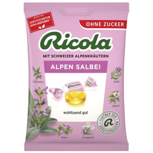 Ricola Salbei ohne Zucker75g Ricola Salbei ohne Zucker75g