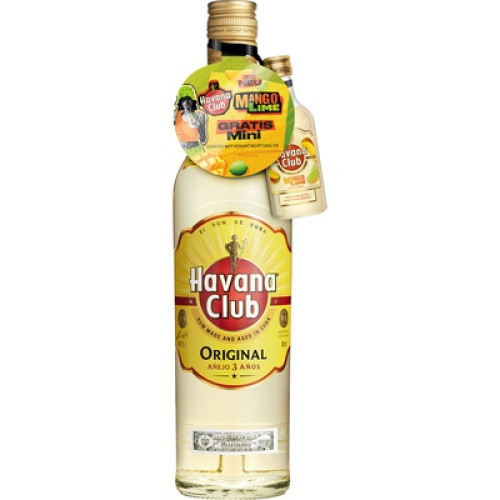 Havana Club 3 Jahre 37,5% 0,7l Havana Club 3 Jahre 37,5% 0,7l