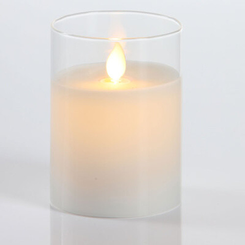 LED Kerze PURO Glas 7,5x10cm LED Kerze PURO Glas 7,5x10cm