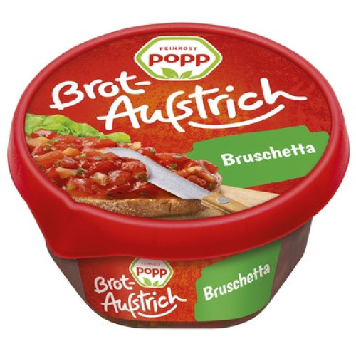 Popp Brotaufstrich Bruschetta 150g Popp Brotaufstrich Bruschetta 150g