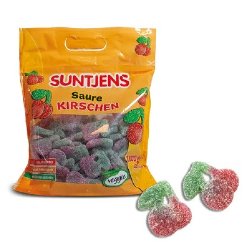 Saure Kirschen Veggie Fruchtgummi 1100g Saure Kirschen Veggie Fruchtgummi 1100g