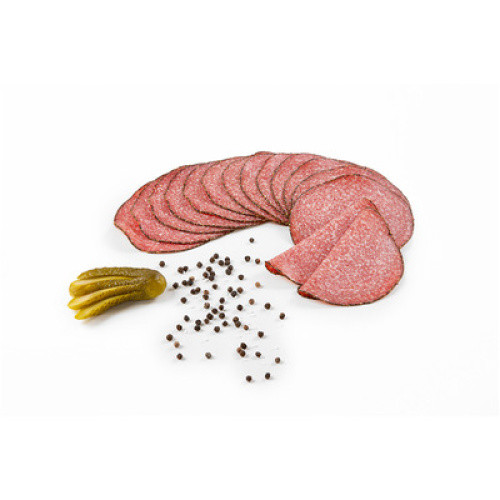 Salami im Pfeffermantel frisch 500g Salami im Pfeffermantel frisch 500g