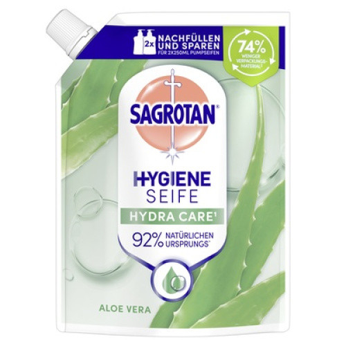 Sagrotan Flüssigseife Aloe Vera 500ml Sagrotan Flüssigseife Aloe Vera 500ml