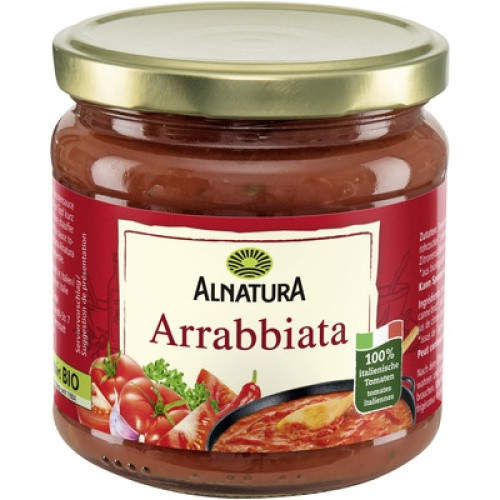 Bio Sauce Arrabbiata vegan 350ml Bio Sauce Arrabbiata vegan 350ml