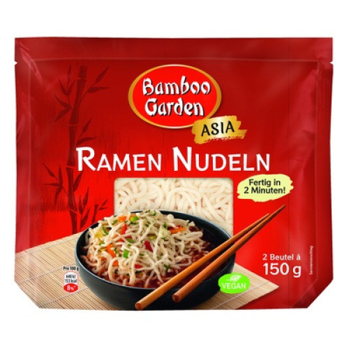 Ramen Nudeln vorgekocht vegan 2x150g Ramen Nudeln vorgekocht vegan 2x150g