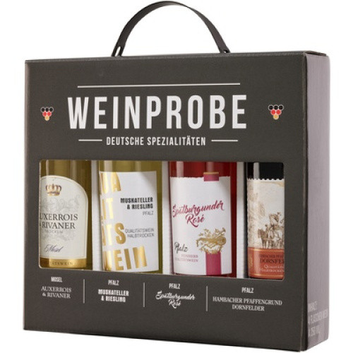 Moselland Deutsche Weinprobe ´Geschenkpackung´ 4x0,25l Moselland Deutsche Weinprobe ´Geschenkpackung´ 4x0,25l